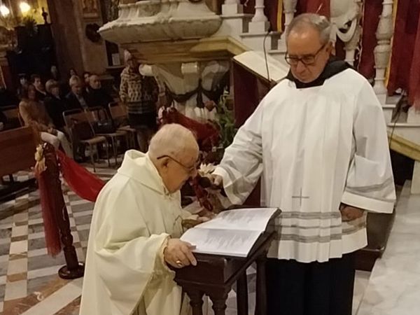 Fr Mark Cauchi OSA celebrates 70 years of Priestly Ministry
