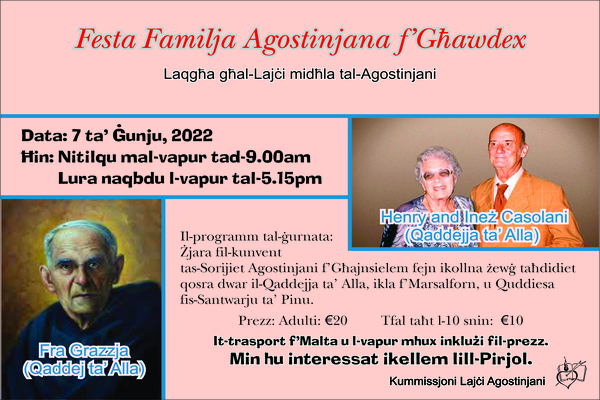 Augustinian Family Meeting in Gozo